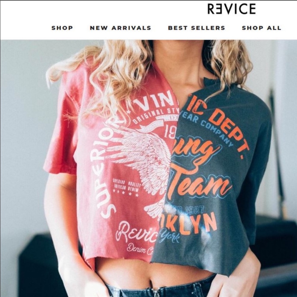 SOLD - Revice cropped tee